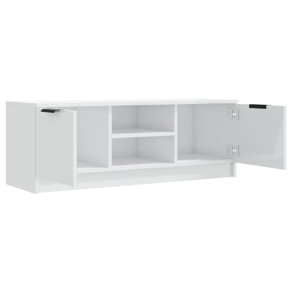 vidaXL - Tv-meubel met deur - Grijs - Bewerkt hout - 102 x 30 x 36 cm | Leen Bakker