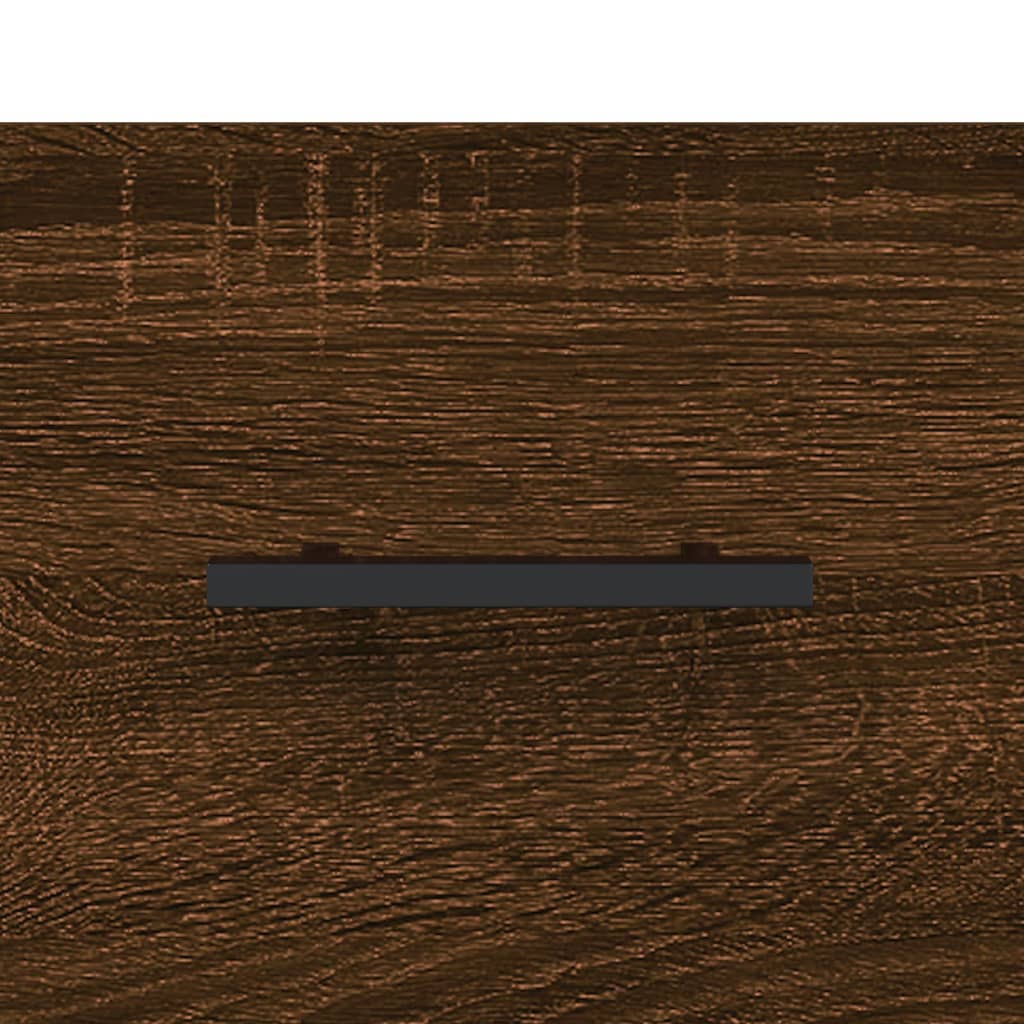 vidaXL Nachtkastjes 2 st 40x35x47,5 cm bewerkt hout bruin eikenkleur