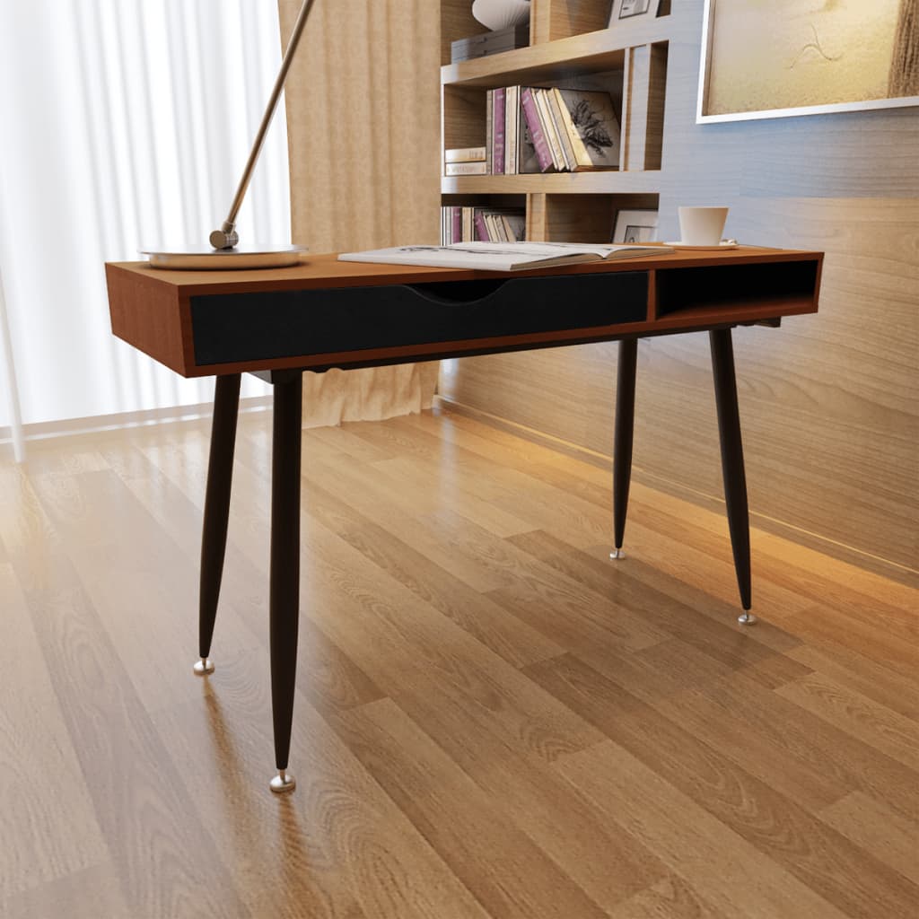 vidaXL Bureau bruin