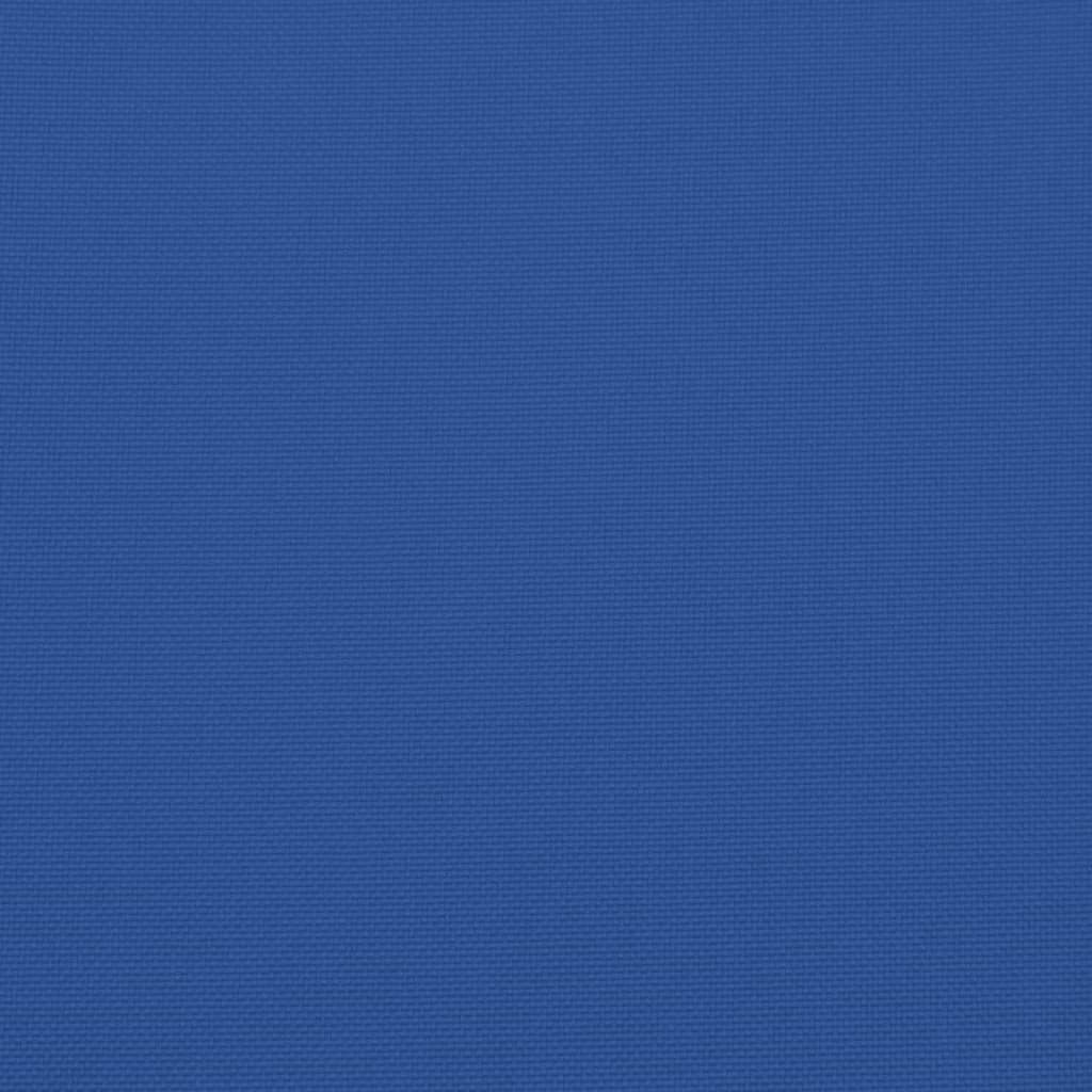 vidaXL Palletkussen 120x80x12 cm stof koningsblauw