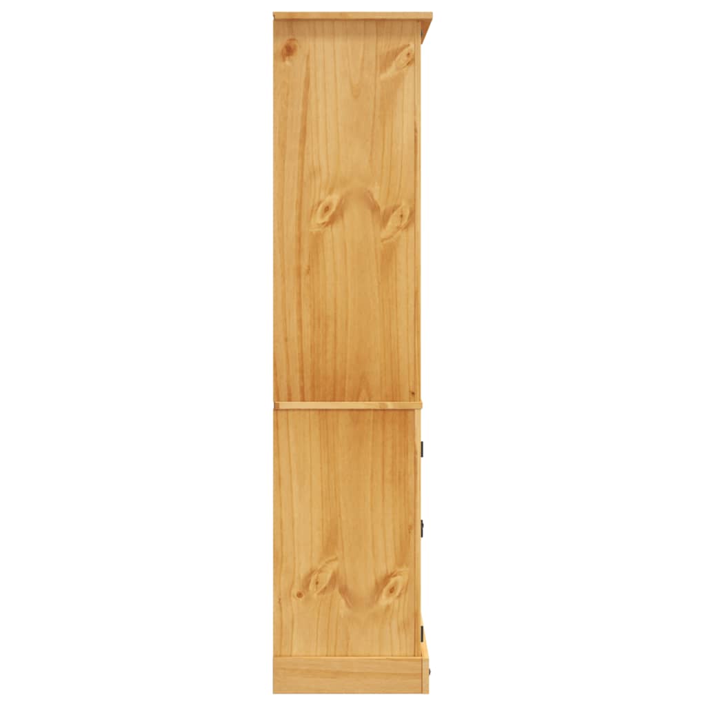 vidaXL Wandkast Mexicaans grenenhout Corona-stijl 80x40x170 cm