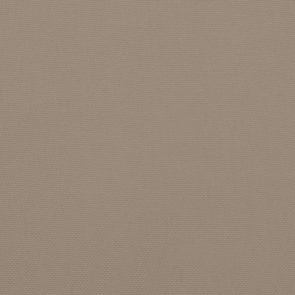 vidaXL Tuinbankkussen 150x50x7 cm oxford stof taupe