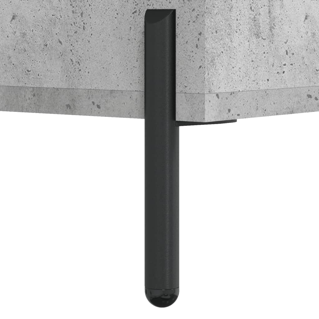 vidaXL Dressoir 34,5x34x90 cm bewerkt hout betongrijs