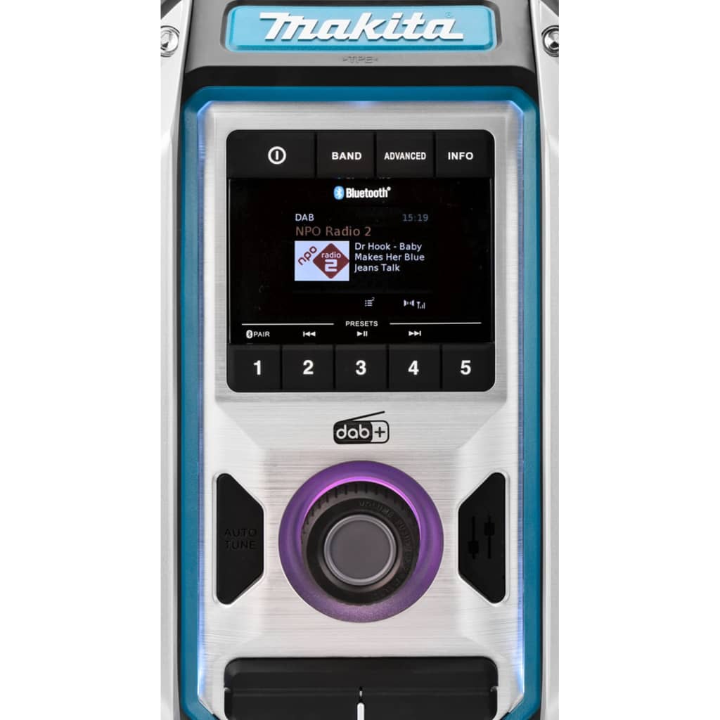 Makita Radio Bluetooth DAB zwart en blauw