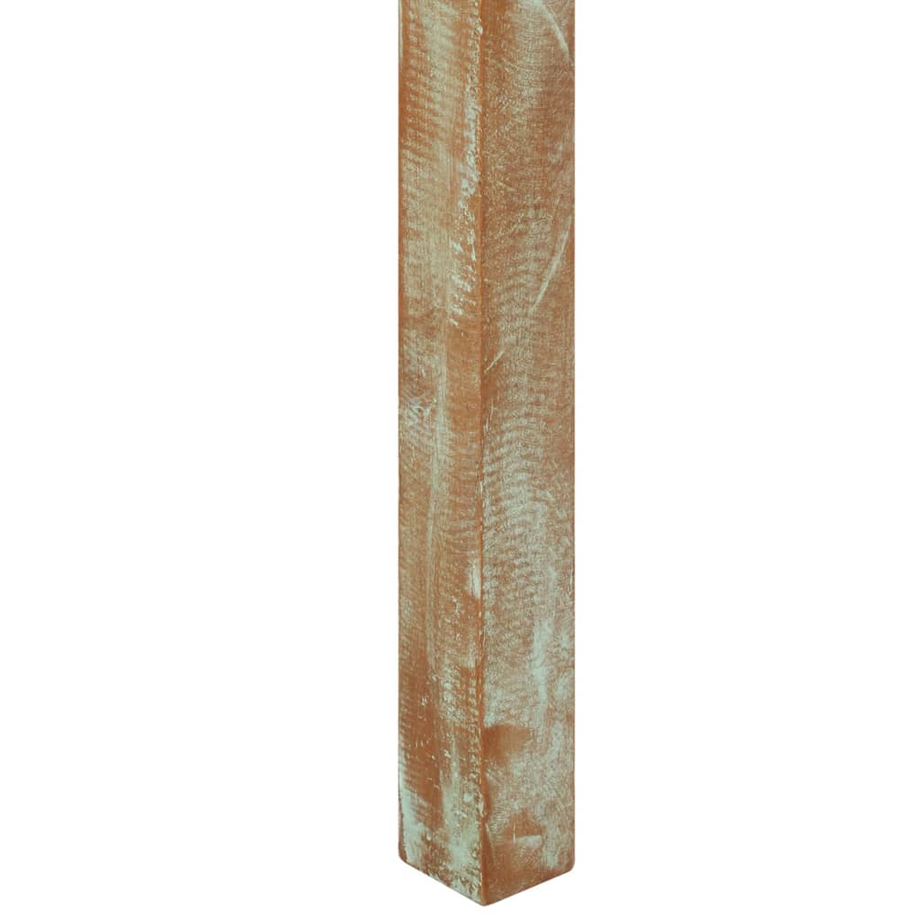 vidaXL Eettafel 82x80x76 cm massief gerecycled hout