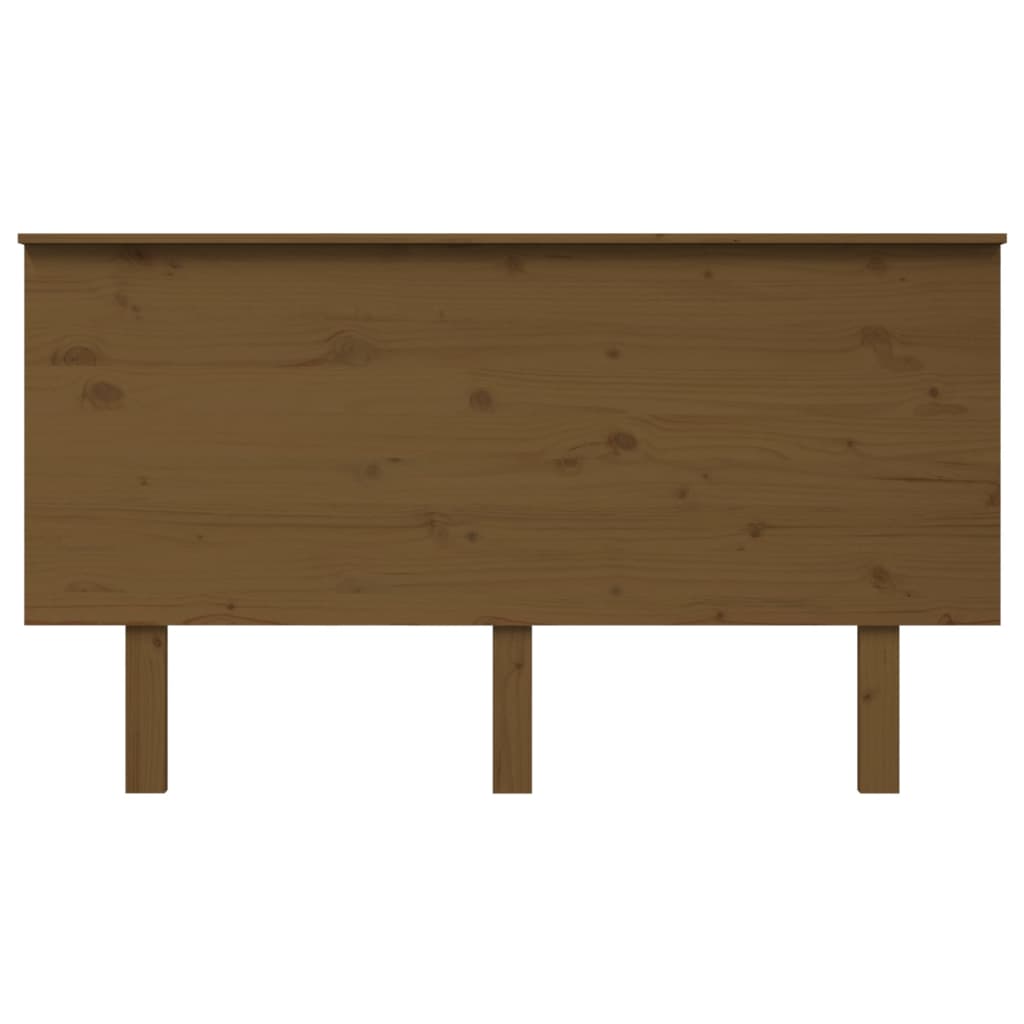 vidaXL Hoofdbord 144x6x82,5 cm massief grenenhout honingbruin