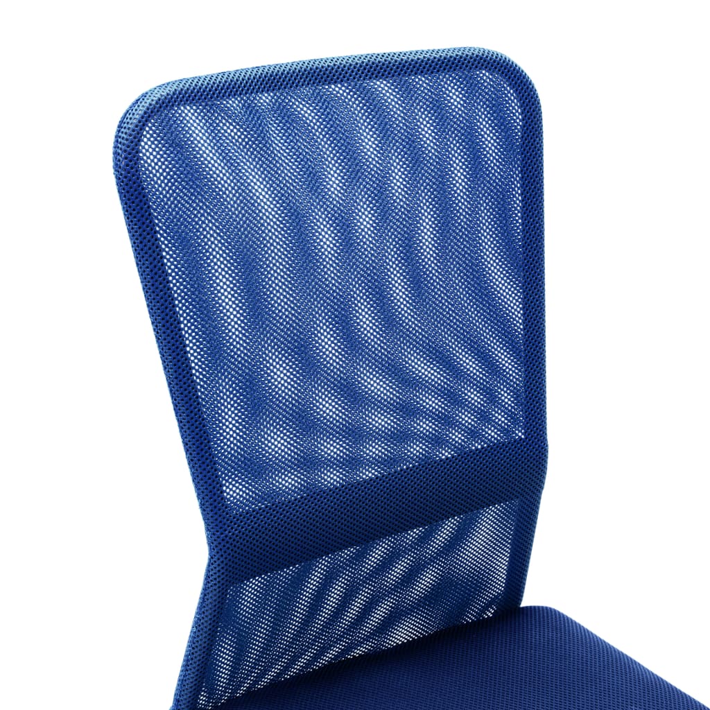 vidaXL Kantoorstoel 44x52x100 cm mesh stof blauw