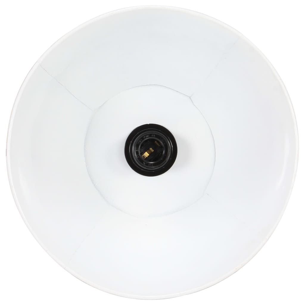 vidaXL Hanglamp rond 25 W E27 28,5 cm wit