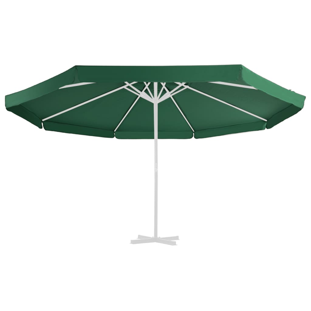 vidaXL Vervangingsdoek voor parasol 500 cm groen