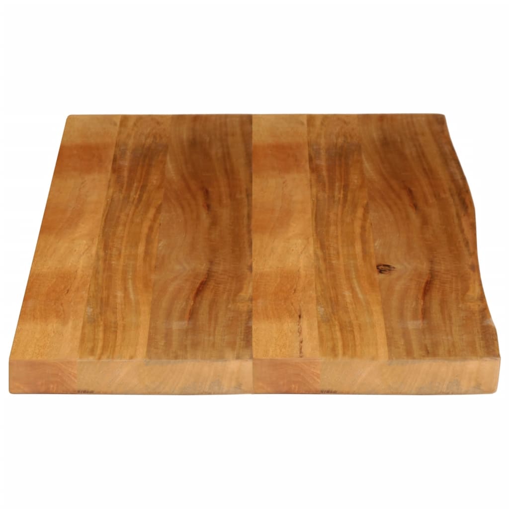 vidaXL Tafelblad met natuurlijke rand 120x60x2,5 cm massief mangohout