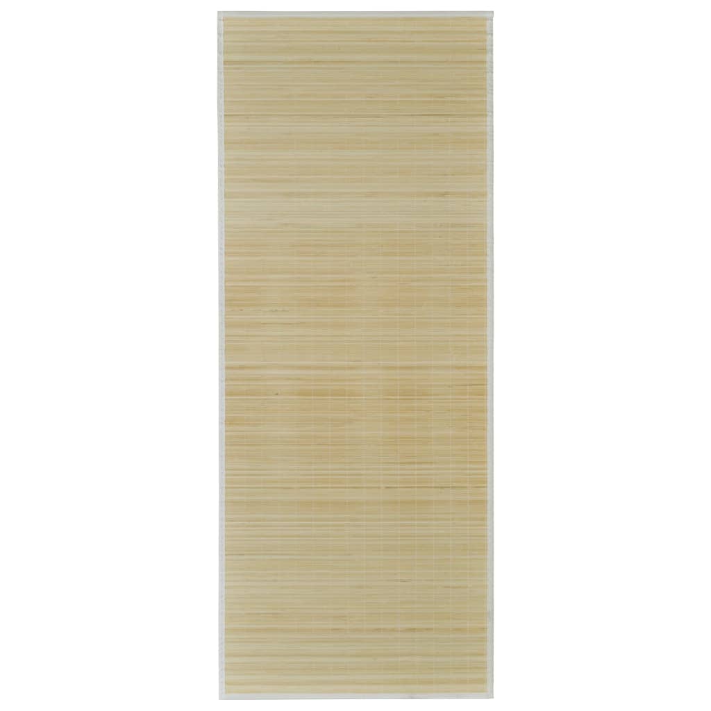 vidaXL Tapijt rechthoekig 80x200 cm bamboe naturel