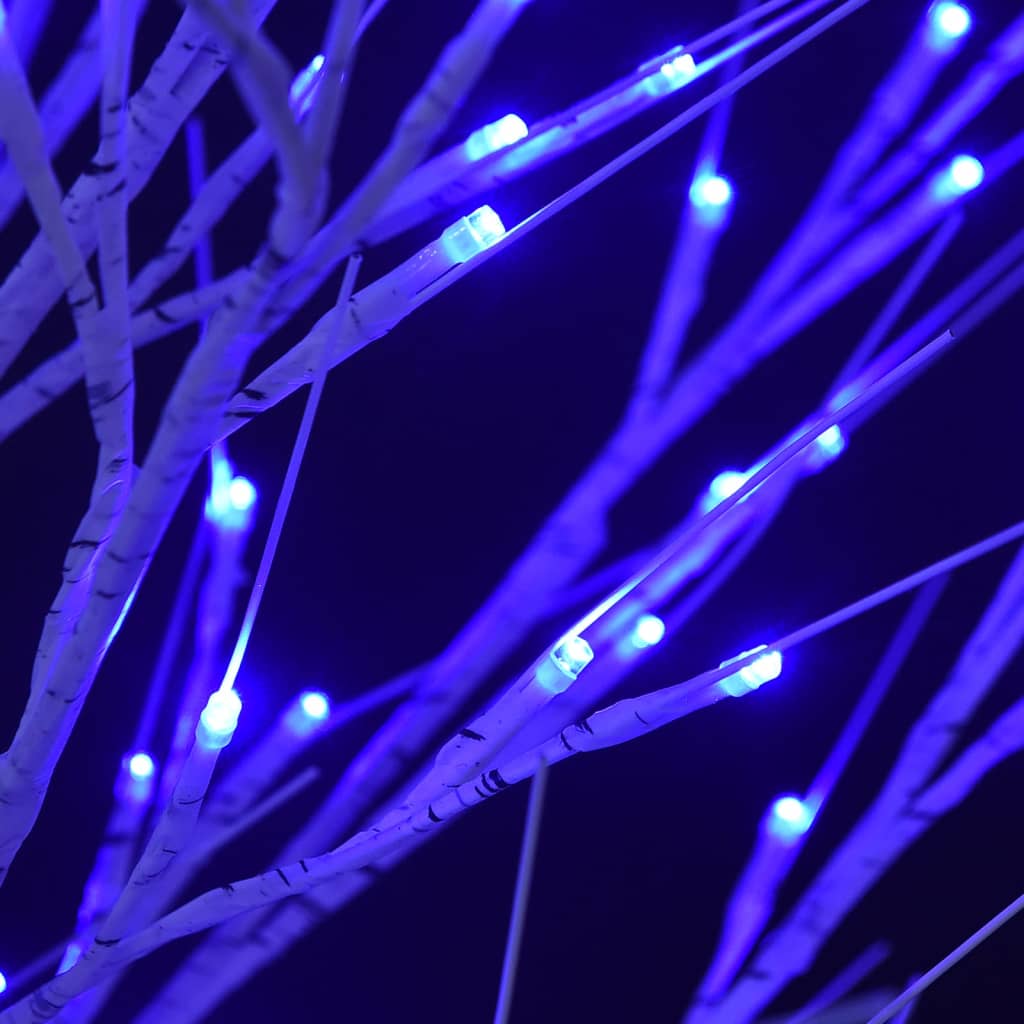 vidaXL Kerstboom wilg met 140 blauwe LED's binnen en buiten 1,5 m