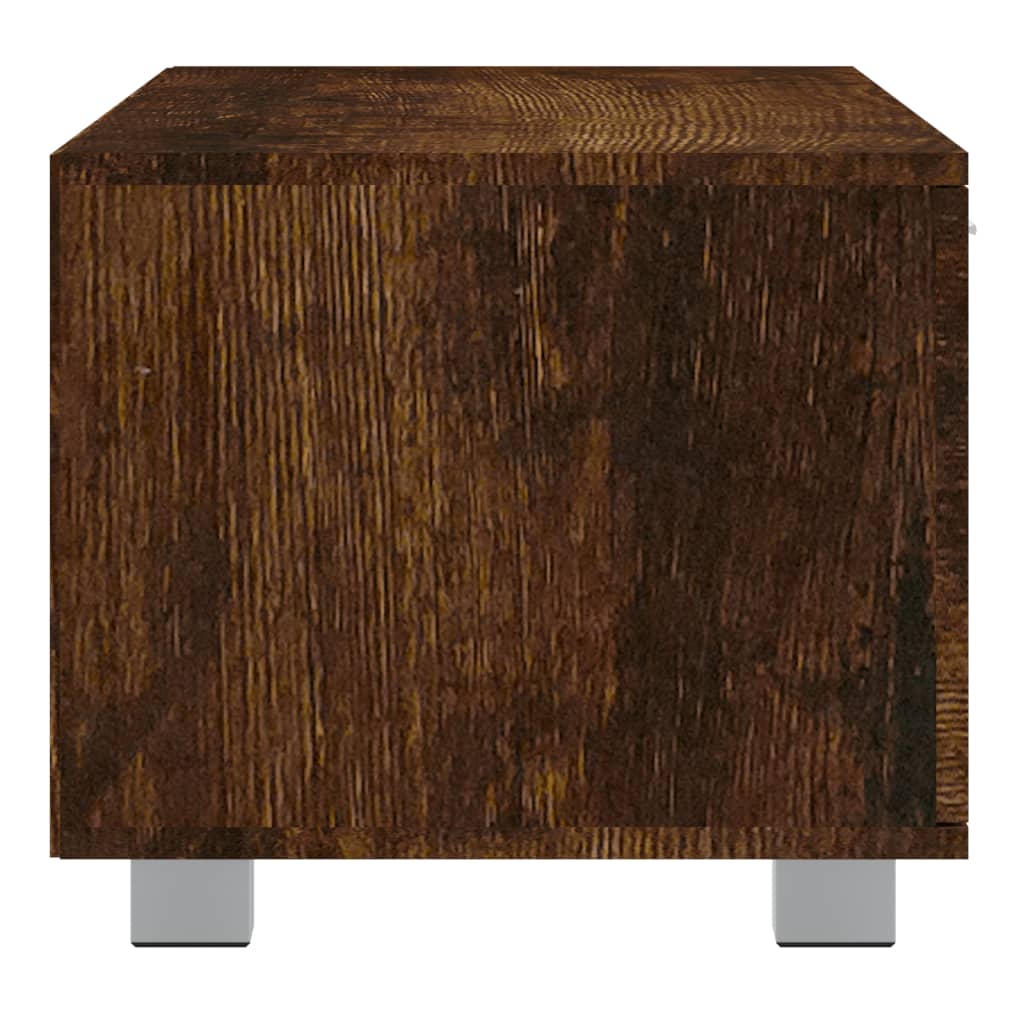 vidaXL Tv-meubel 140x40,5x35 cm bewerkt hout gerookt eikenkleurig