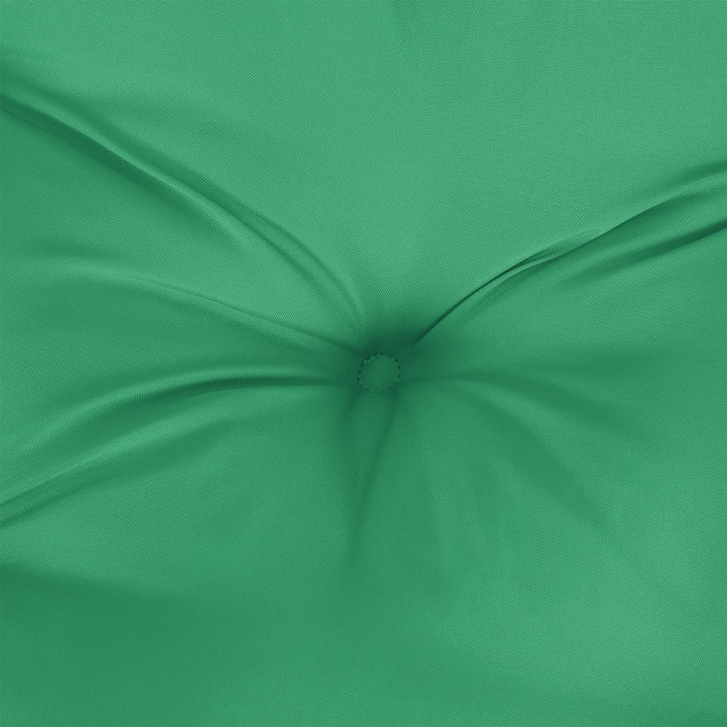 vidaXL Palletkussen 70x40x12 cm stof groen