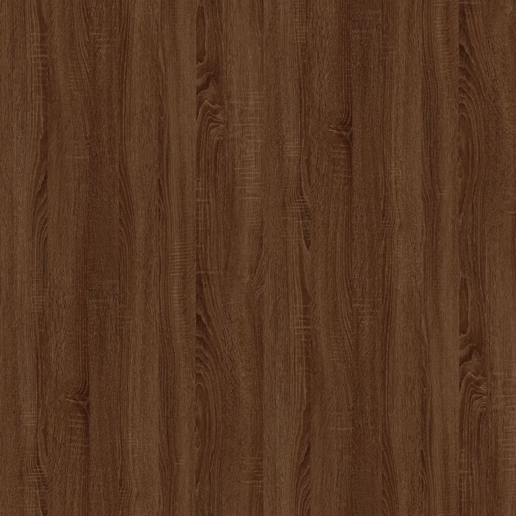vidaXL Bijzettafel 40x40x35 cm bewerkt hout bruin eikenkleur