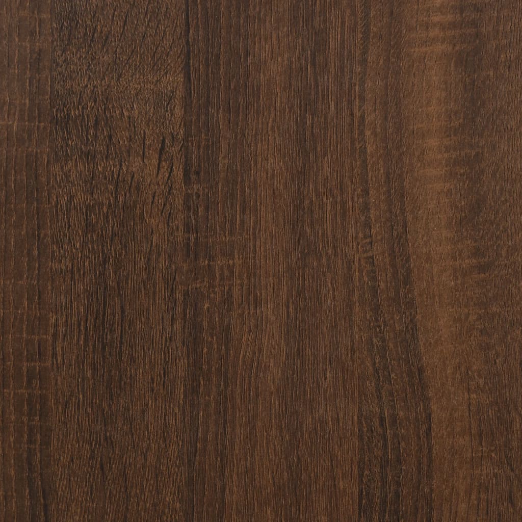 vidaXL Boekenkast 97,5x29,5x100 cm bewerkt hout bruin eikenkleur