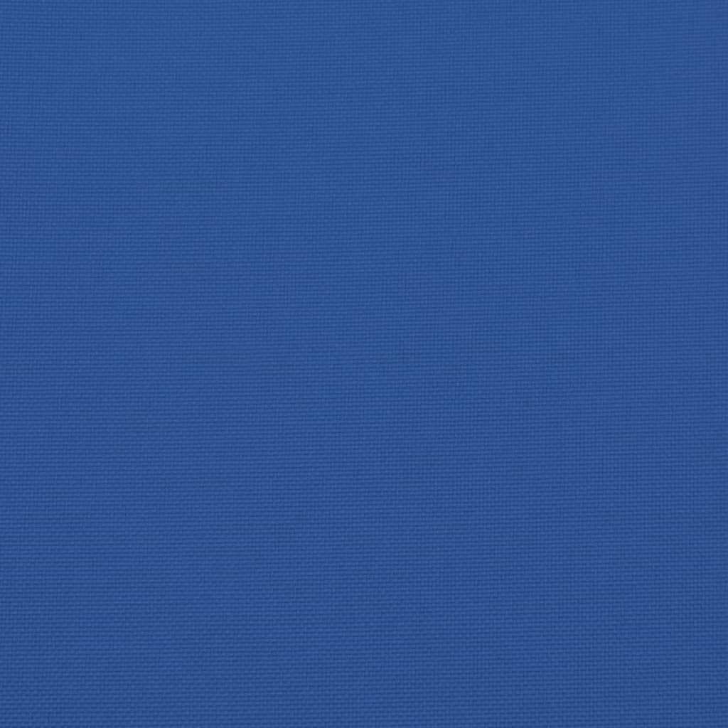 vidaXL Sierkussens 4 st 50x50 cm stof koningsblauw