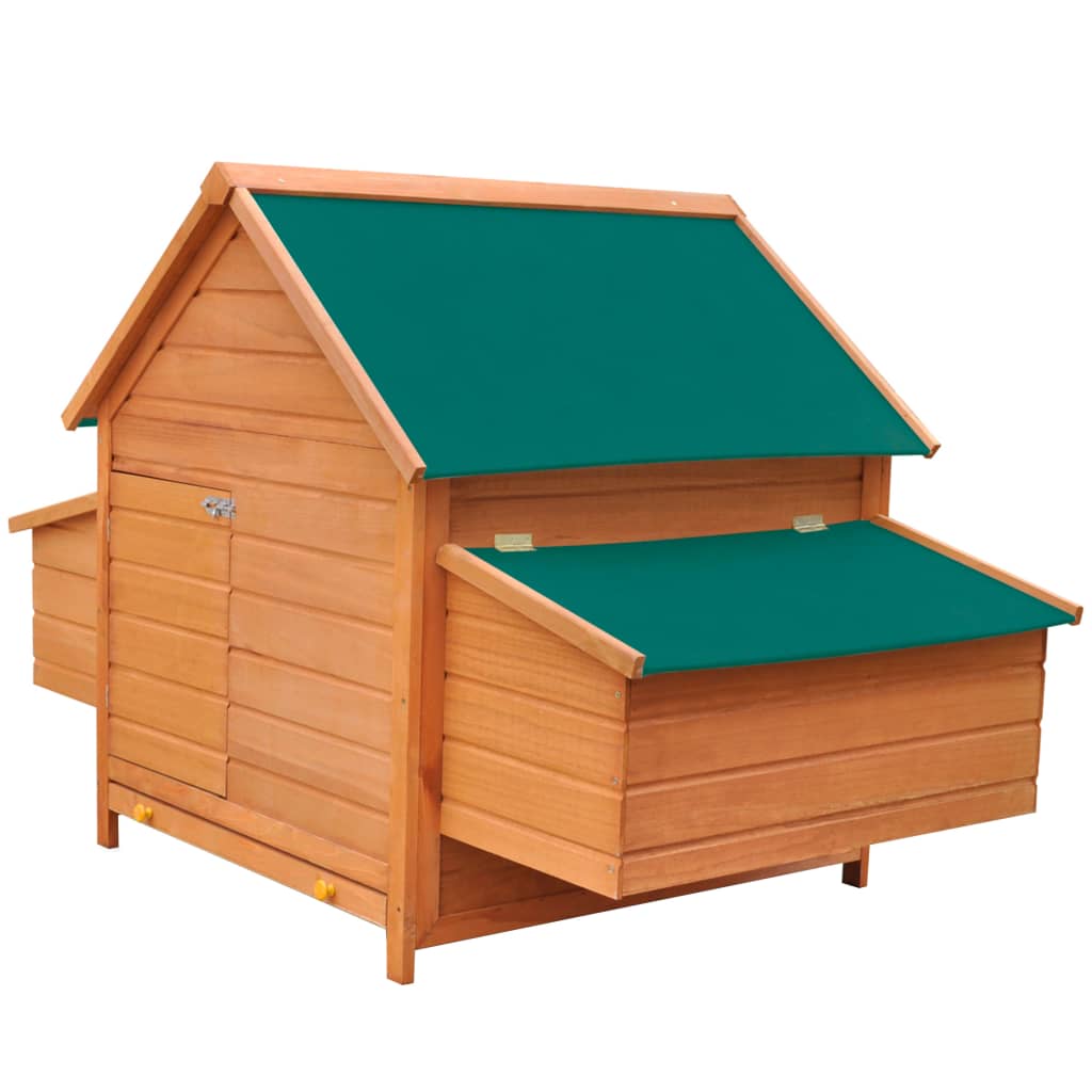 vidaXL Kippenhok 157x97x110 cm hout