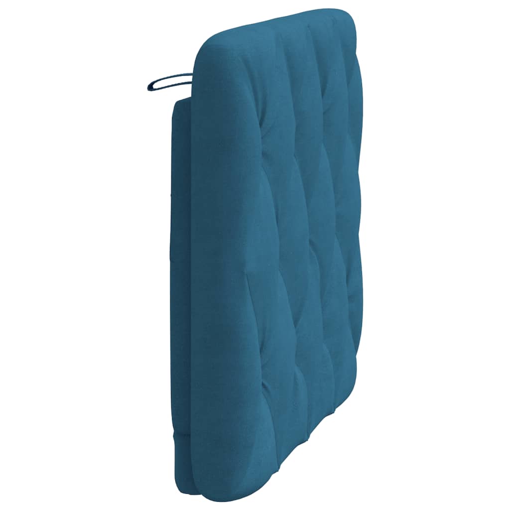 vidaXL Hoofdbordkussen 80 cm fluweel blauw