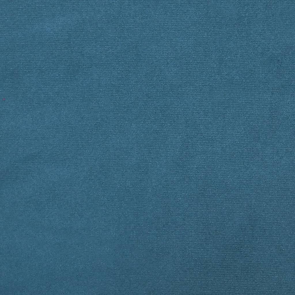 vidaXL Fauteuil 60 cm fluweel blauw