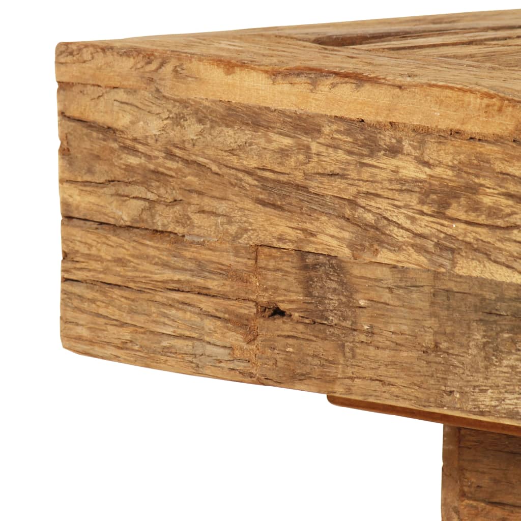 vidaXL Salontafel 70x70x30 cm massief gerecycled hout