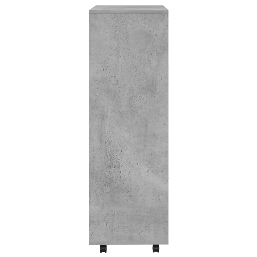 vidaXL Kledingkast 80x40x110 cm spaanplaat betongrijs