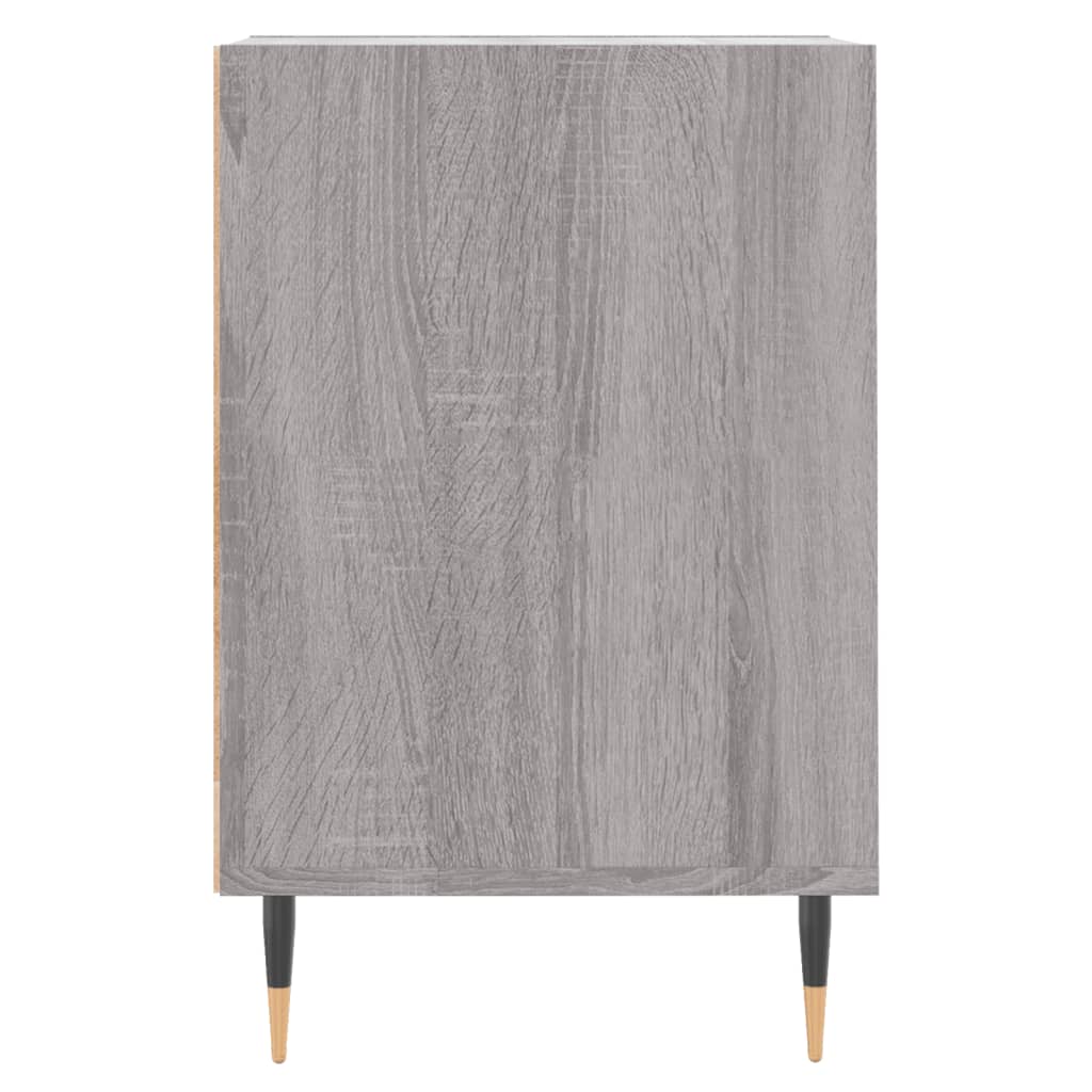 vidaXL Tv-meubel 160x35x55 cm bewerkt hout grijs sonoma eikenkleurig