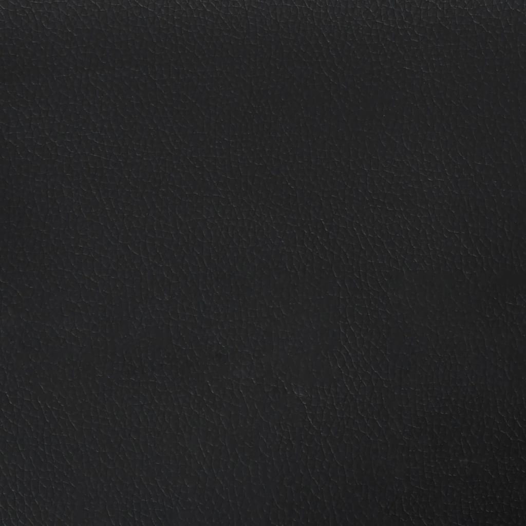 vidaXL Bedframe met hoofdbord kunstleer zwart 120x190 cm