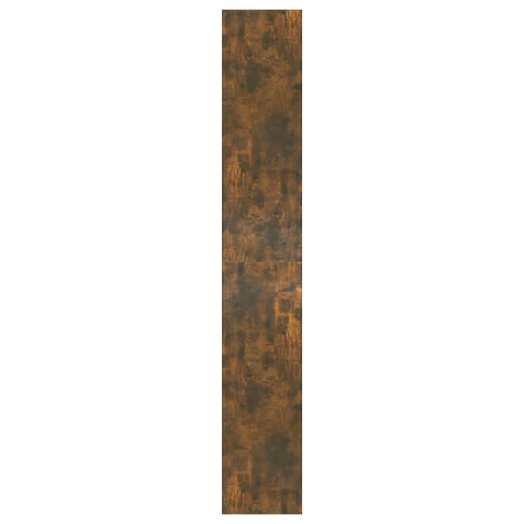 vidaXL Boekenkast 80x30x189 cm bewerkt hout gerookt eikenkleurig