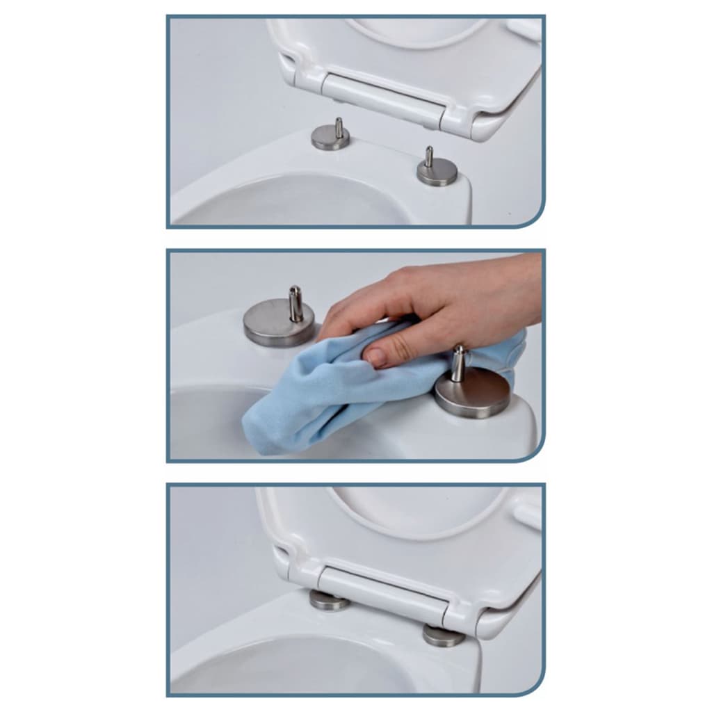SCHÜTTE Toiletbril met soft-close CRAZY SKULL duroplast hoogglans