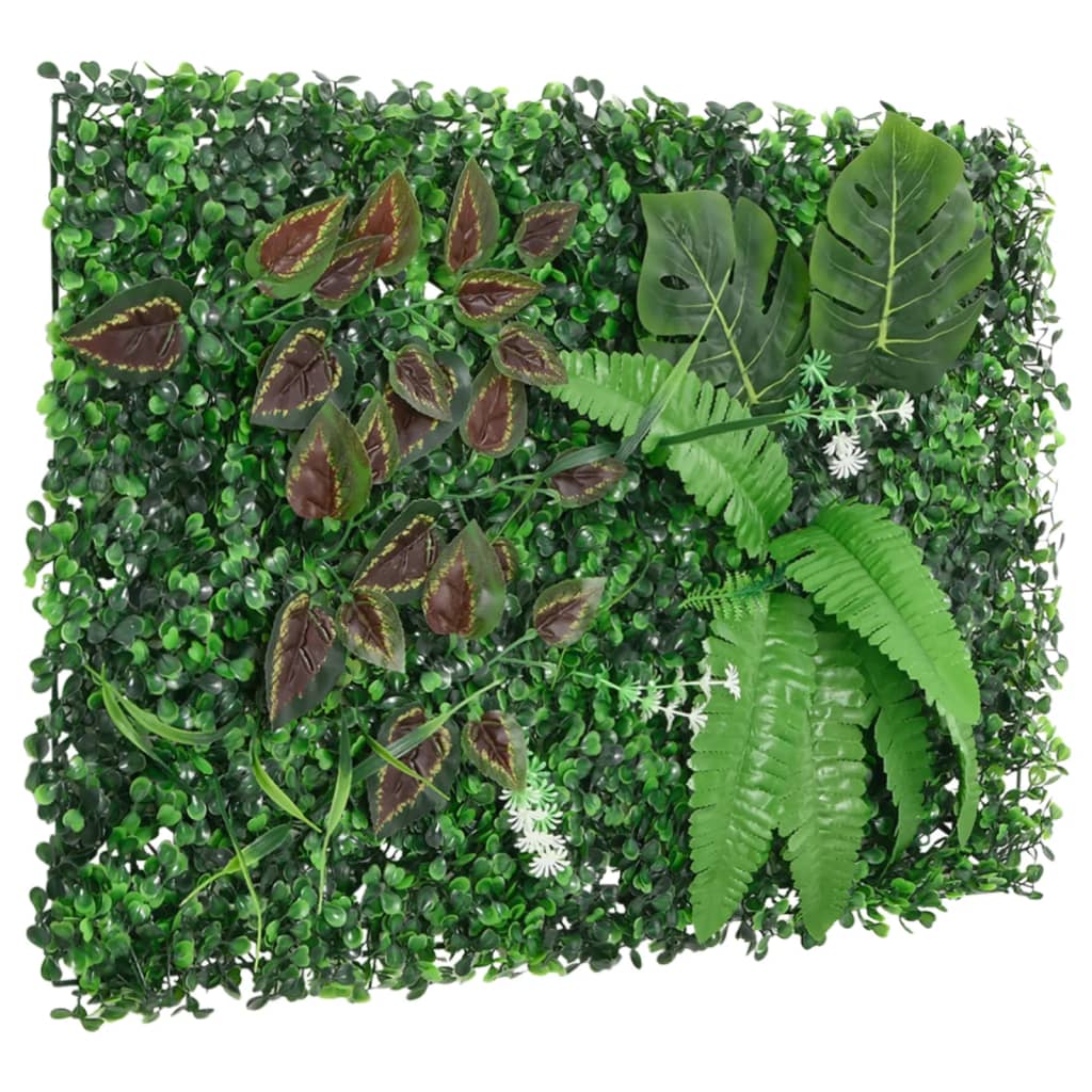  vidaXL Hek met kunstplanten 6 st 40x60 cm groen