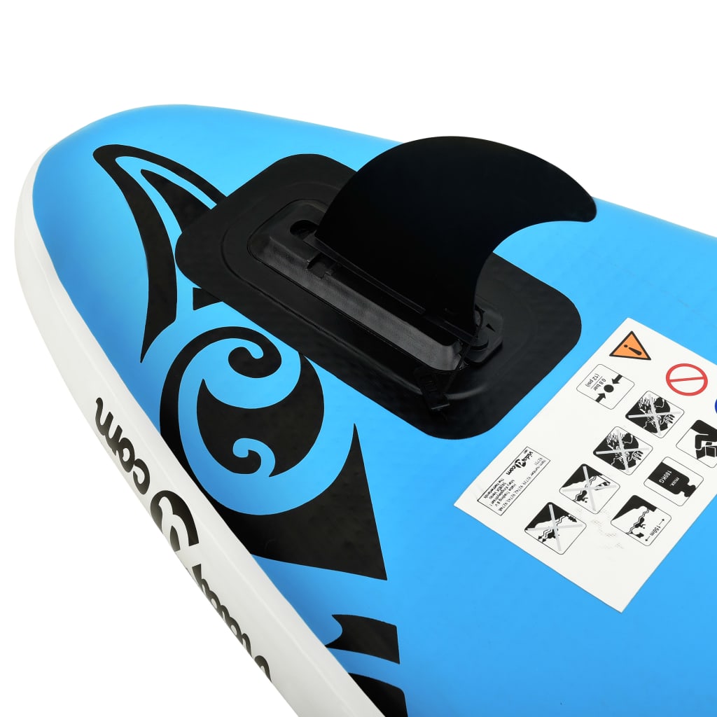 vidaXL Stand Up Paddleboardset opblaasbaar 305x76x15 cm blauw
