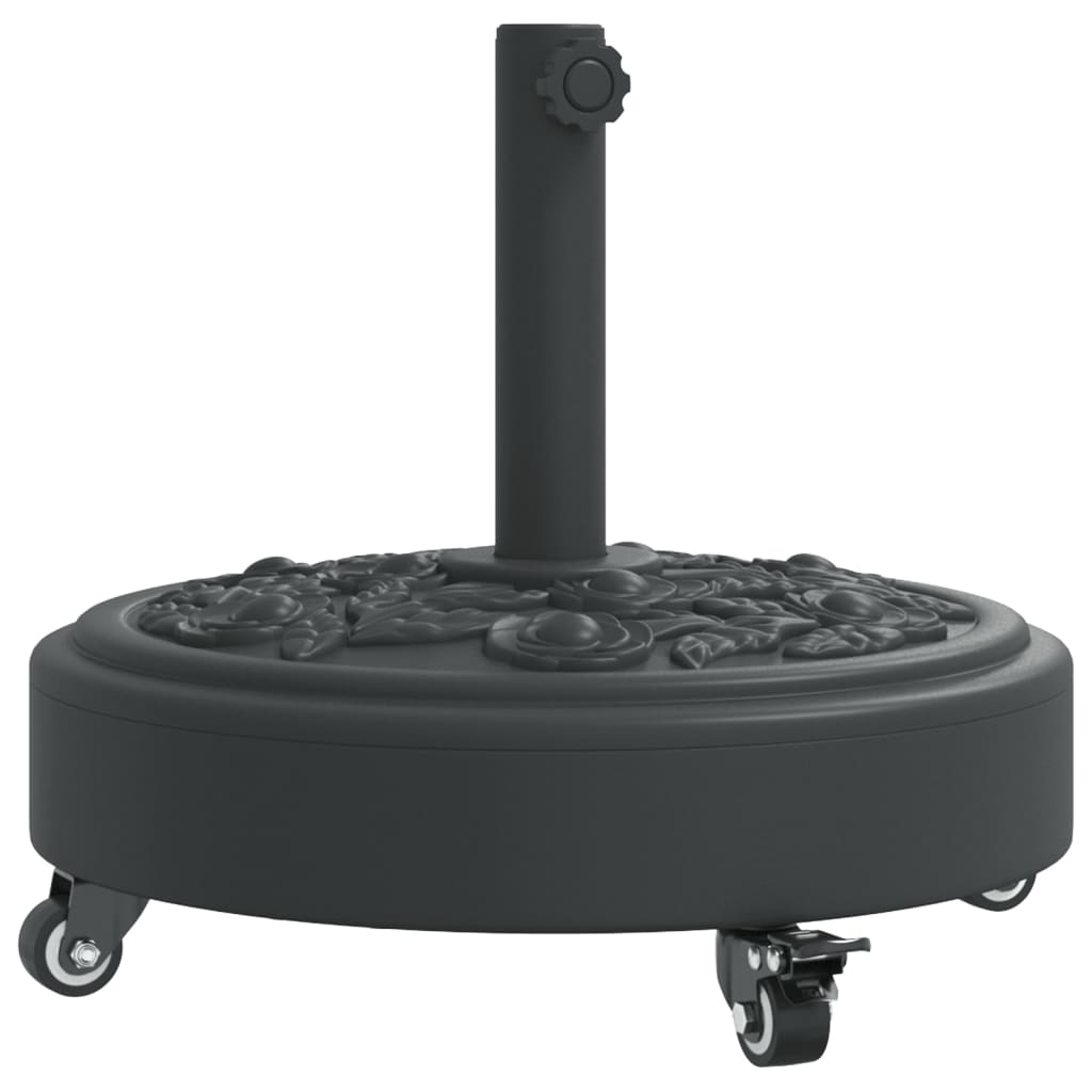 Parasolvoet Met Wielen Voor Stok Van 38 / 48 Mm 27 Kg Rond