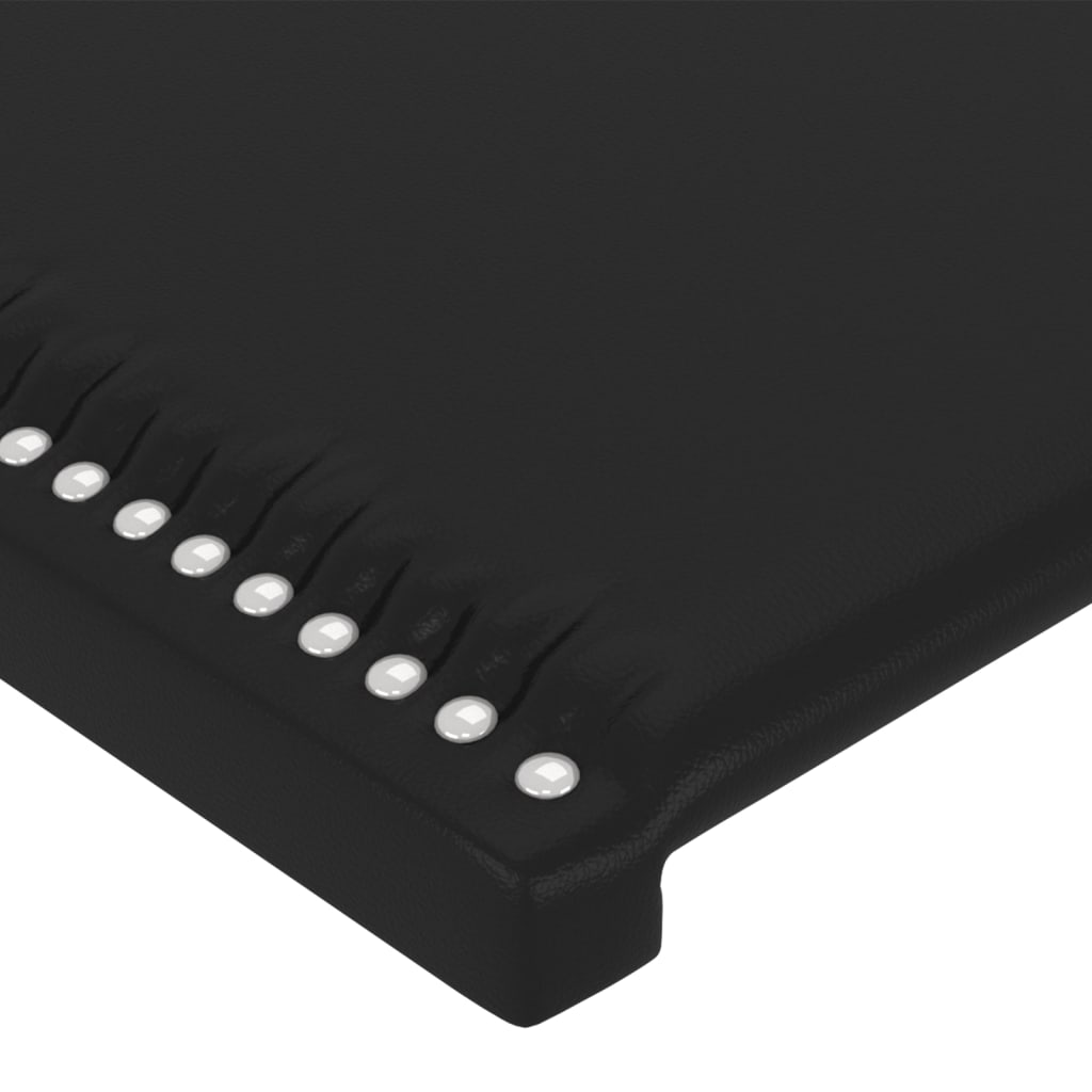 vidaXL Hoofdborden 2 st 80x5x78/88 cm kunstleer zwart