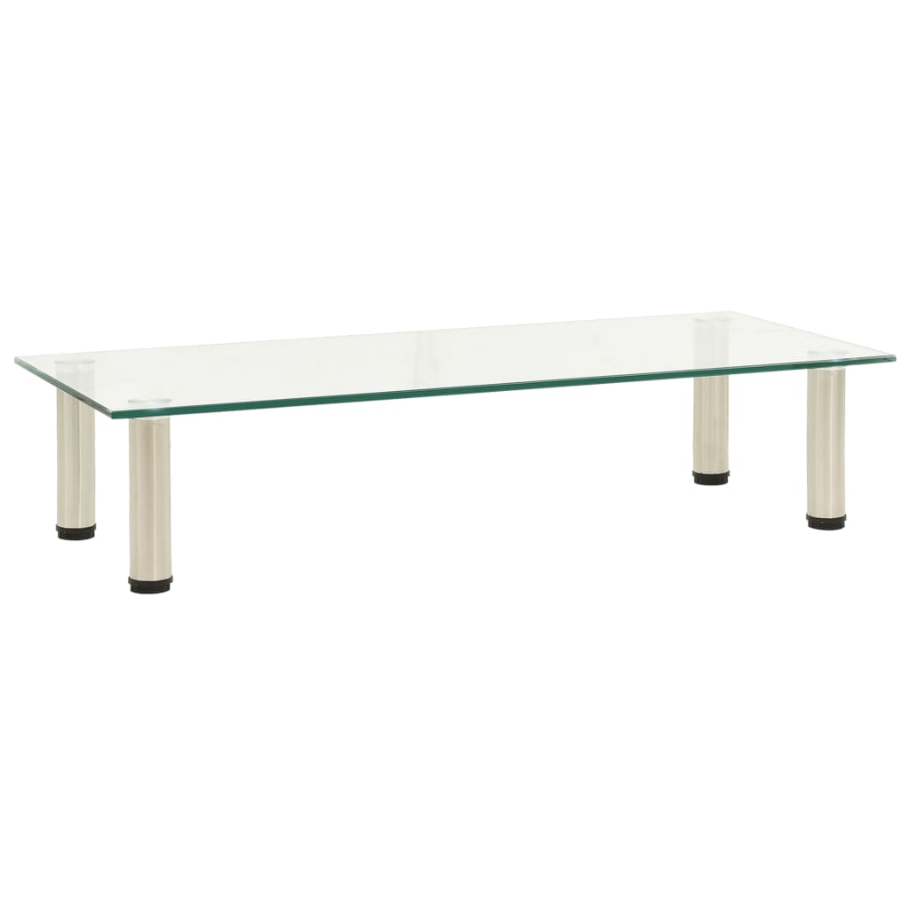vidaXL Tv-meubel 80x35x17 cm gehard glas zwart - Kasten