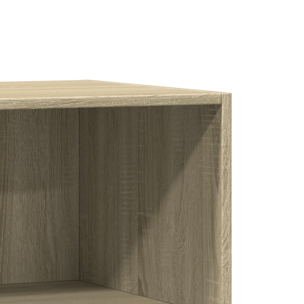 vidaXL Kledingkast 77x48x102 cm bewerkt hout sonoma eikenkleurig