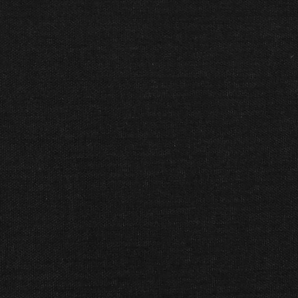 vidaXL Bedframe stof zwart 120x190 cm