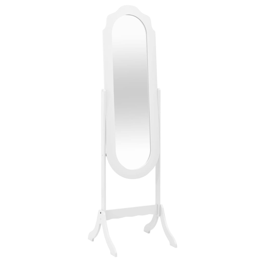 Klassieke Spiegel barok stijl in witte lijst Spiegel Ethan wit Klassieke Spiegel barok stijl in witte lijst Spiegel Ethan wit