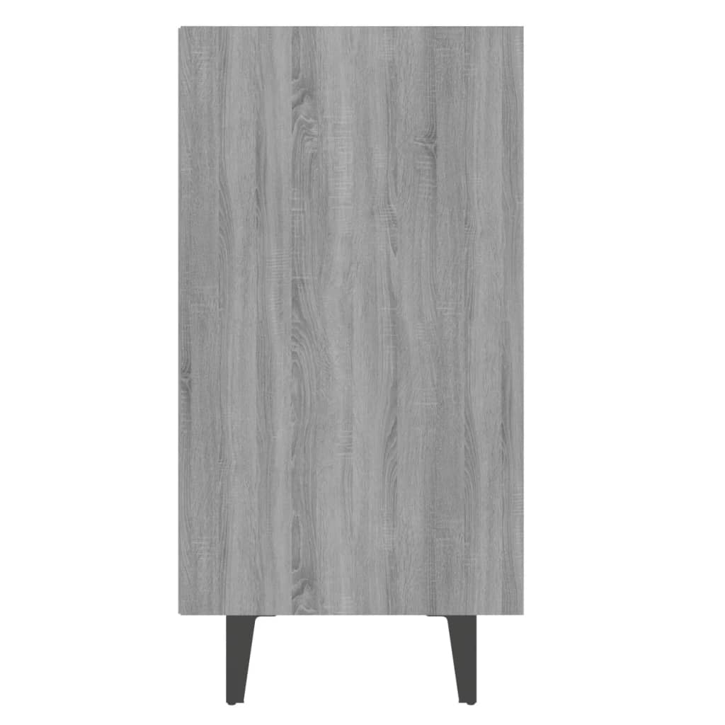 vidaXL Dressoir 103,5x35x70 cm bewerkt hout grijs sonoma eikenkleurig