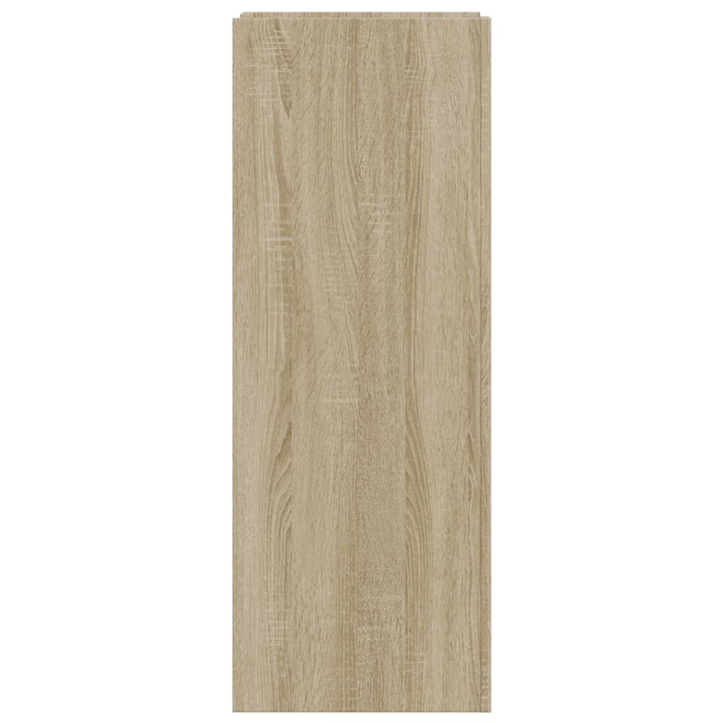 vidaXL Schoenenkast 52x37,5x100 cm bewerkt hout sonoma eikenkleurig