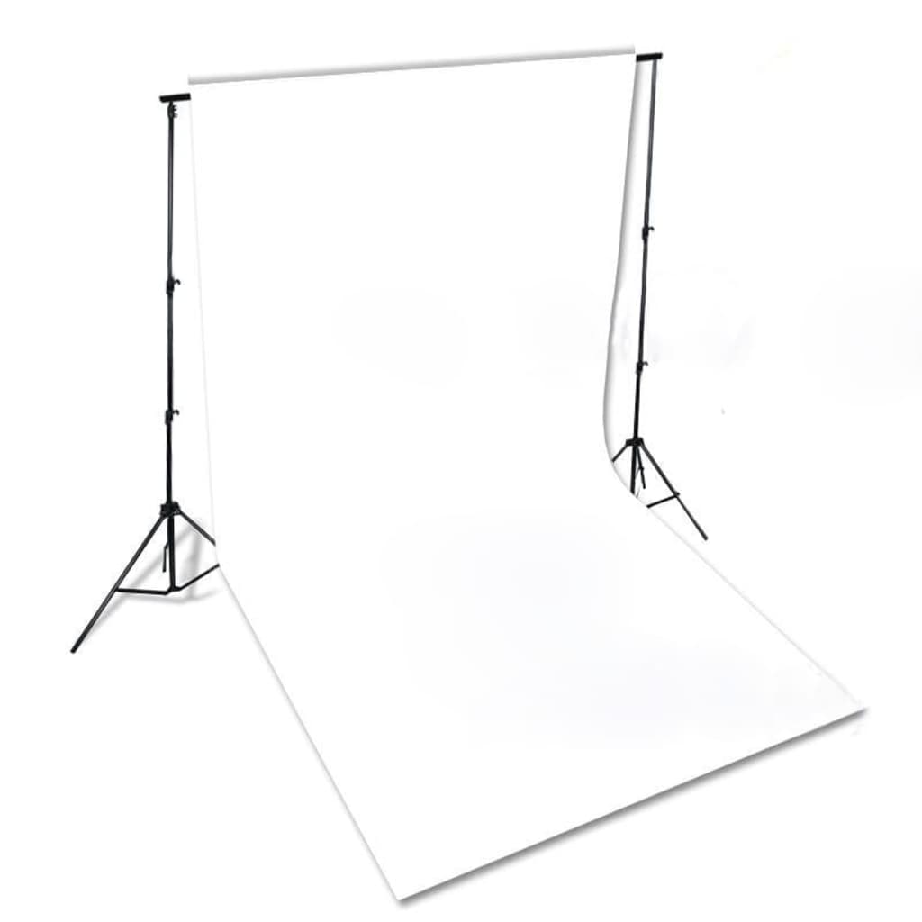 vidaXL Fotostudioset met achtergrond, lampen en paraplu's