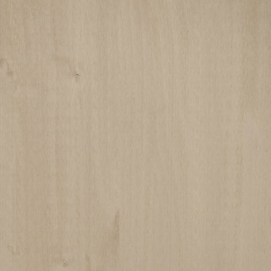 vidaXL Hoge kast HAMAR 60x35x180 cm massief grenenhout honingbruin