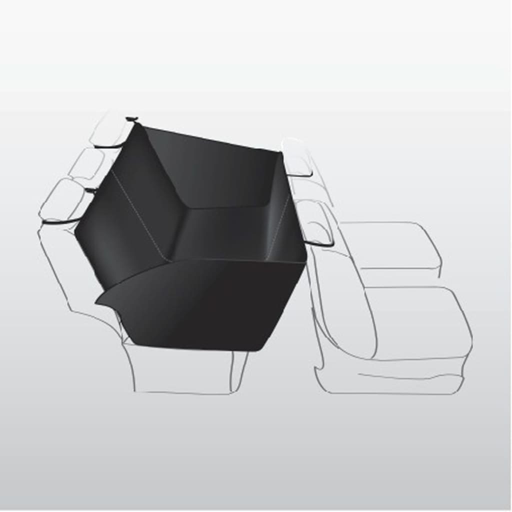 TRIXIE Autostoelbeschermhoes 150x135 cm zwart 1348