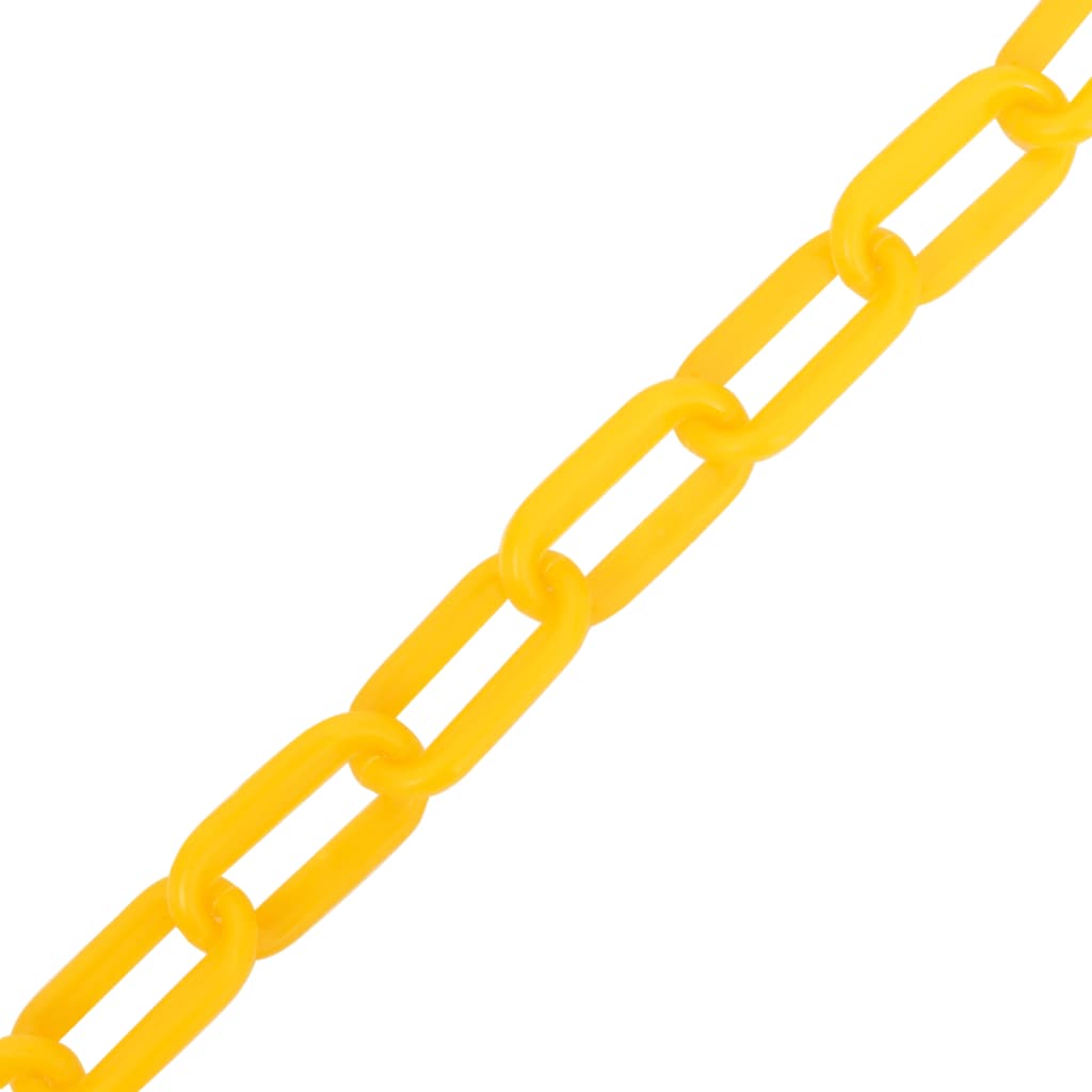 vidaXL Veiligheidsketting Ø 6 mm 100 m kunststof geel