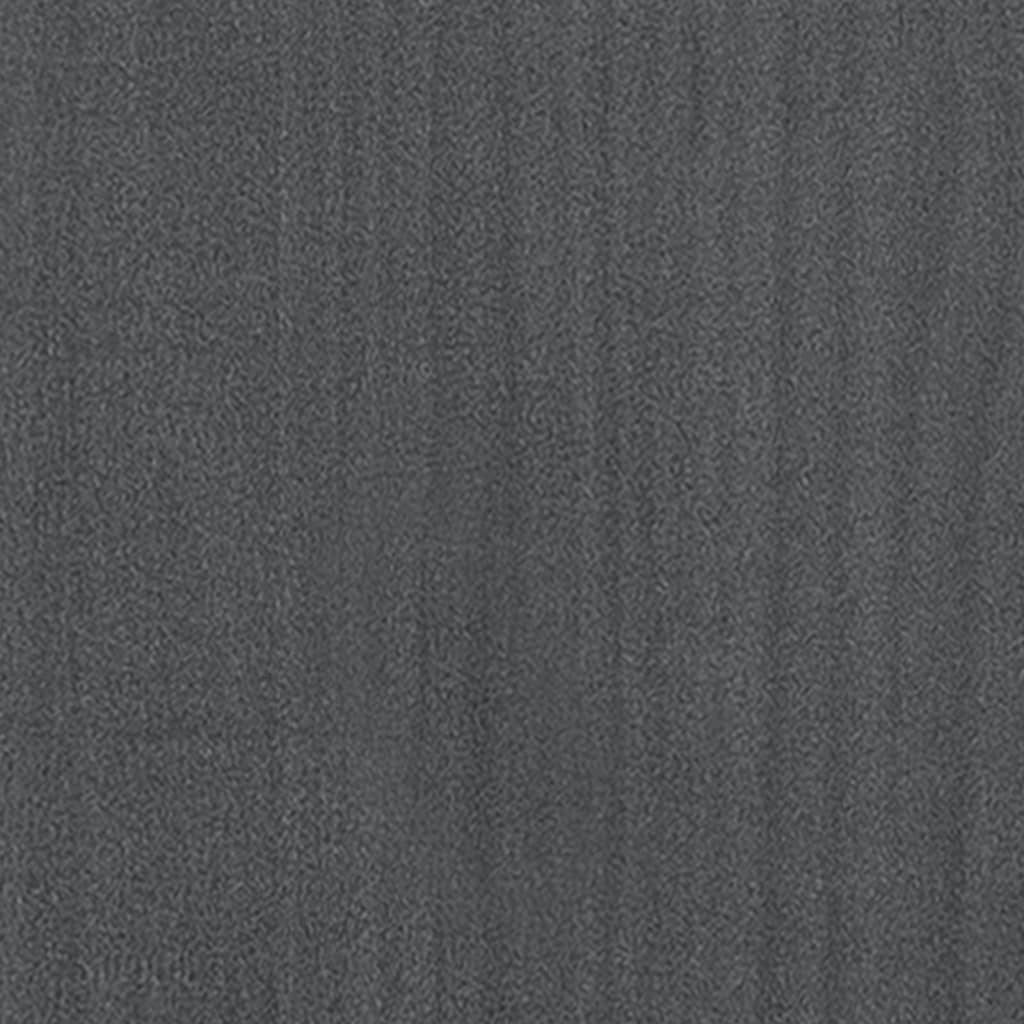 vidaXL Salontafel 75x50x33,5 cm massief grenenhout grijs