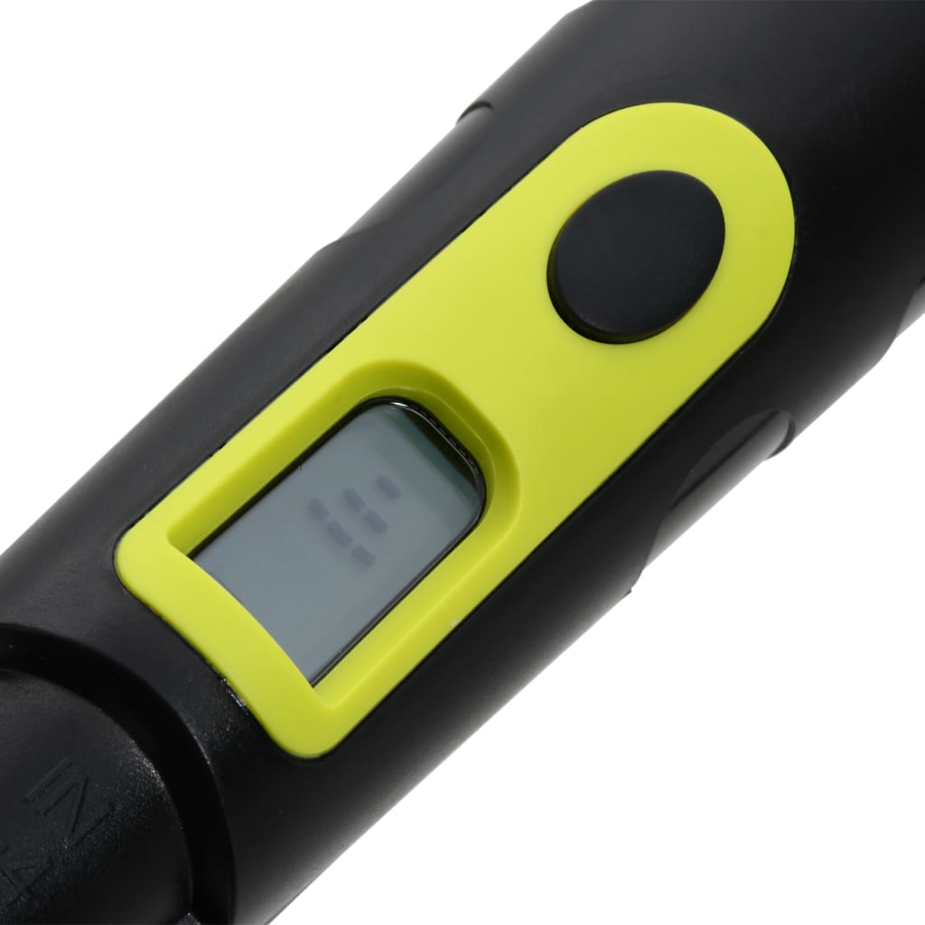 vidaXL Pinpointer metaaldetector met LCD-scherm zwart en geel