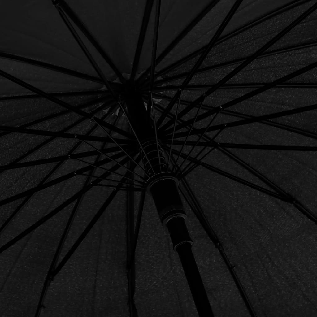 vidaXL Paraplu automatisch 105 cm zwart