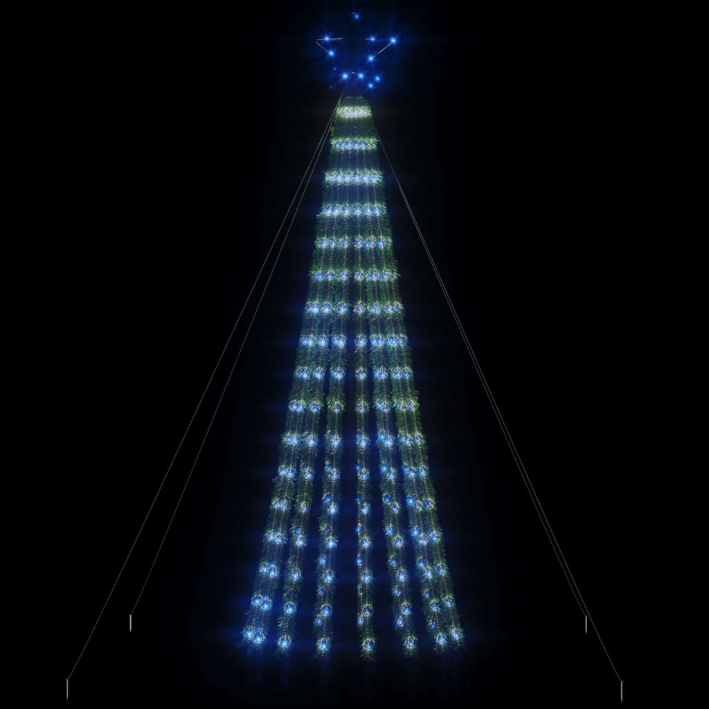 vidaXL Lichtkegel 275 blauwe LED's 180 cm