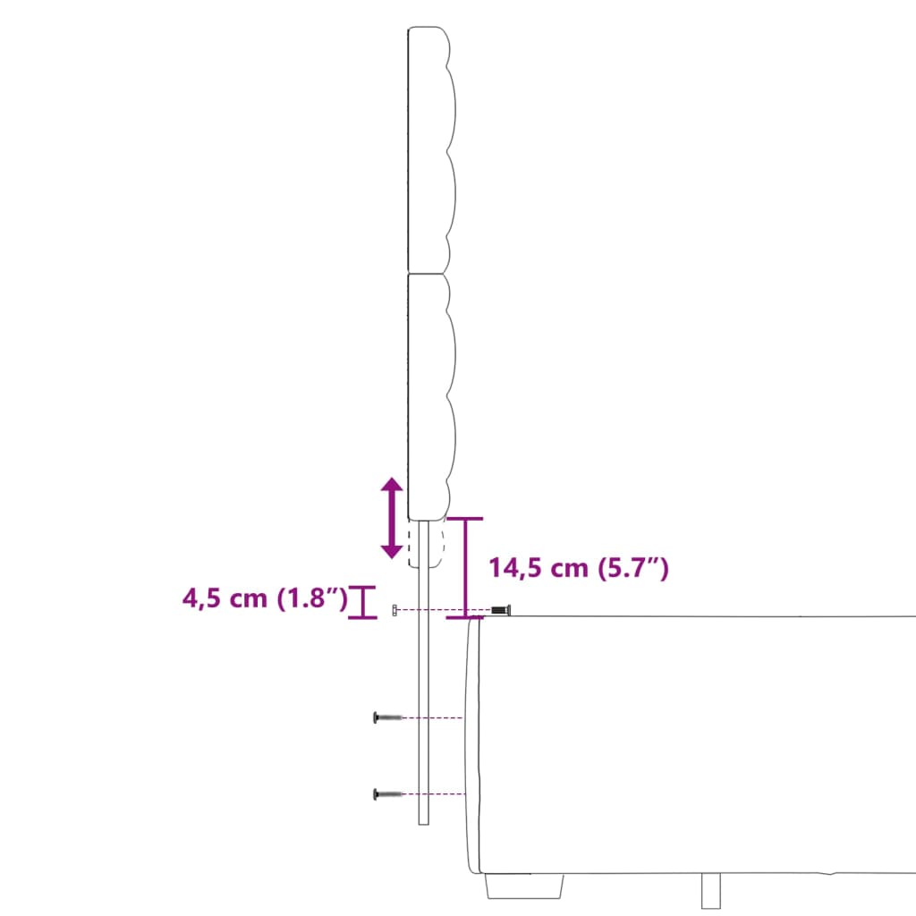 vidaXL Boxspring met matras fluweel lichtgrijs 120x200 cm