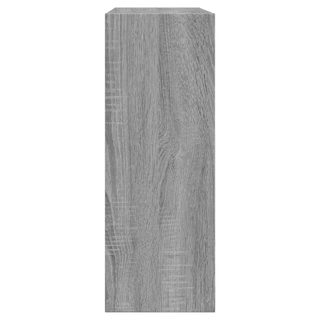 vidaXL Schoenenkast 60x21x57 cm bewerkt hout grijs sonoma eikenkleurig